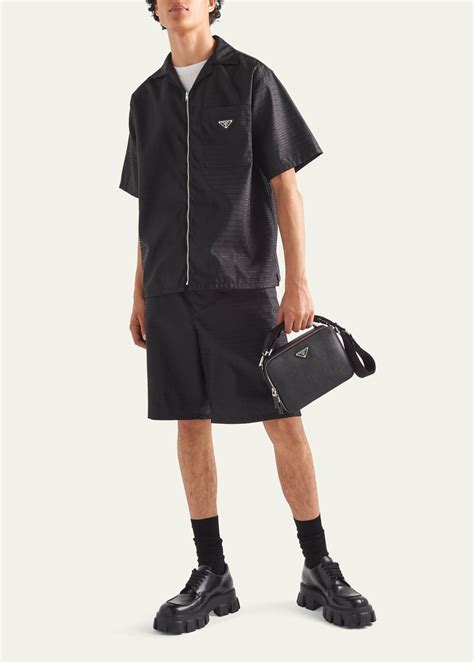 prada short uomo|prada shorts and top set.